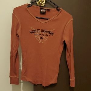 Long sleeved Harley Davidson shirt